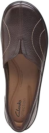 Clarks Cora Meadow Dark Brown Leather 7 D - Wide | Image 6