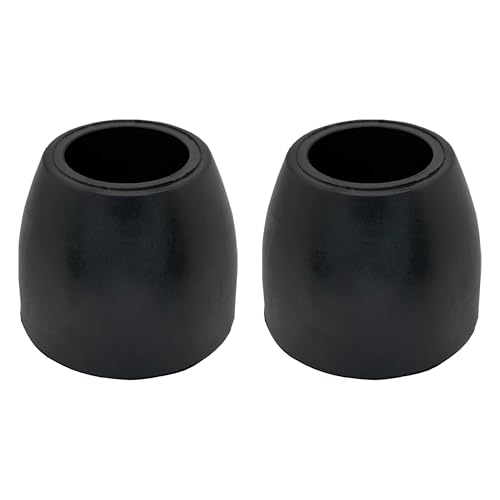 Automotive Authority LLC - Cargo Trailer Truck Ramp Door Replacement Rubber Cone Bumper Stop 2" Tall (2 Pack)