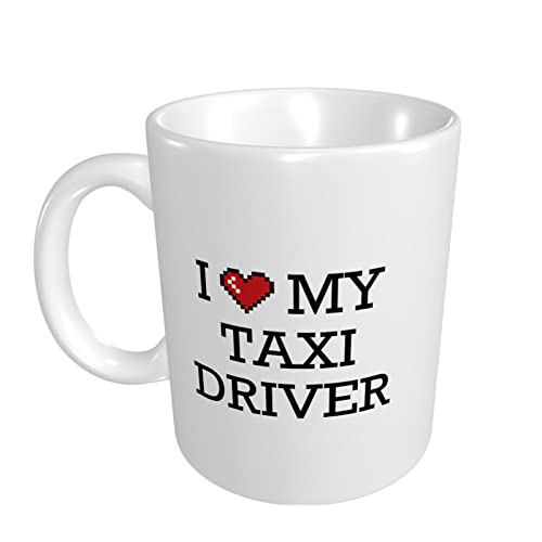 Abipuir Funny Mugs For Women I Love My Taxi Driver Mug Coffee Mugs For Men Funny Coffee Mugs Gift