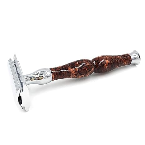 Parker 45R Heavyweight Safety Razor - Durable Brass Design