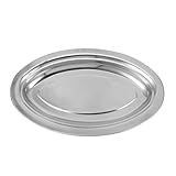 HEALLILY 1Stück Ovalplatte Servierplatte für Desserts Snacks Fisch Hitzebeständig Kaltbeständig für Restaurant Zuhause