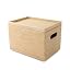 Single Bamboo Box with Lid | Small