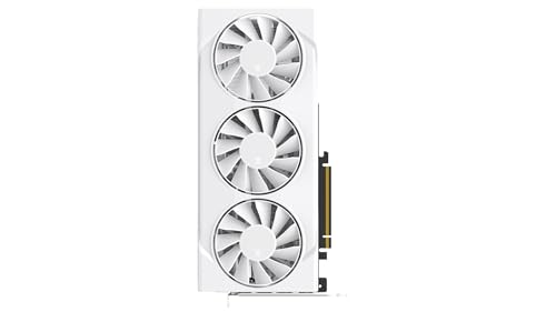 XFX Swift AMD Radeon RX 9070 GRE White, Tri-Fan Gaming Edition, 12GB GDDR6, HDMI, 3 DP Ports, AMD RDNA™ 4 (RX-97GRE29W7) - 4