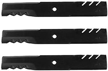 Danlex Set of 3 for Bad Boy Lawn Mowers with 48" Deck Heavy Duty Mulching Replacement Standard Blades Compatible with ZT, MZ, CZT, Maverick, Outlaw