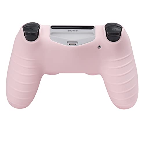 image for RALAN Pink Controller Skins for PS4, Silicone Controller Cover Skin Pr