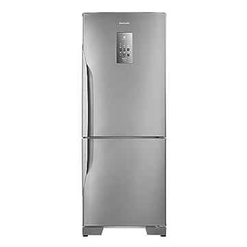 Refrigerador Panasonic BB53PV3X Frost Free 425L Aço Escovado Refrigerador Panasonic BB53PV3XA 110v