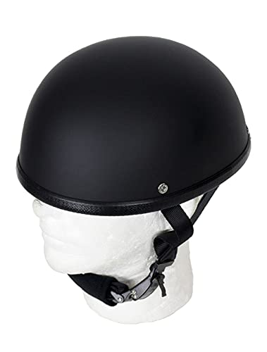 Classic Eagle Style Novelty Skull Cap Basic Flat Eagle Novelty Cap (Black)