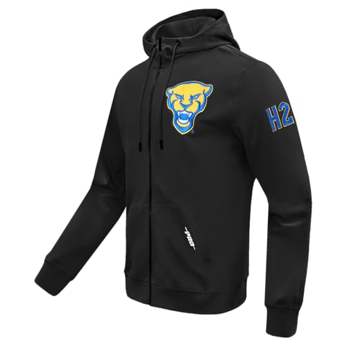 Image of Pro Standard Mens College Classic Chenille Cotton Double Knit Full Zip Hoodie