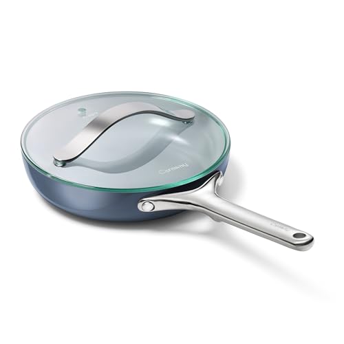 Caraway Nonstick Ceramic Mini Fry Pan With Glass Lid (1.05 qt, 8