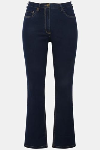 Ulla Popken Jeans Regular Fit Stretch, Jeans Straight Donna, Bleu Jean, 48 - 9