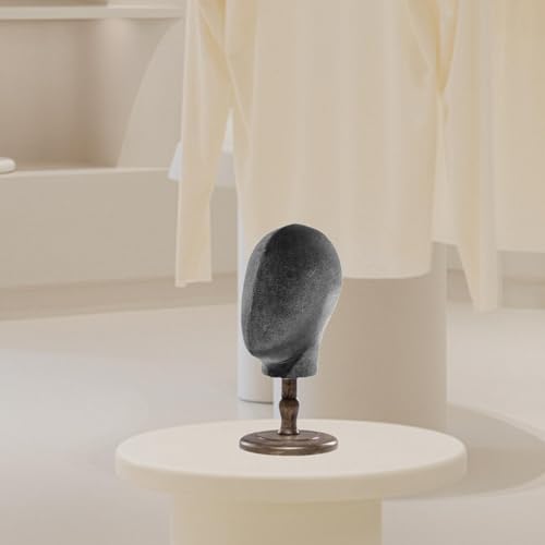 harayaa Cabeça de manequim modelo de cabeça de manequim multiuso display profissional estilo chapéu