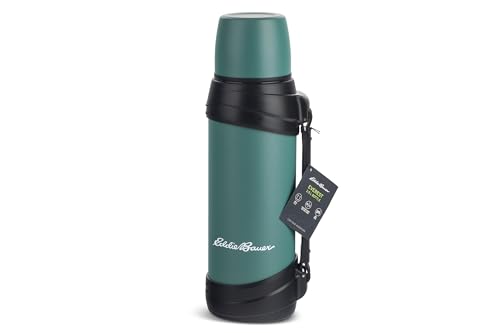 Image of Eddie Bauer Everest Double Wall Vacuum Insulated Stainless Steel Water Bottle and Thermos for Men & Women - 84 Oz - Irish Green