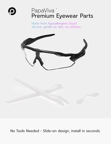 Image of Replacement Nose Pads & Ear Socks Rubber Kits for Oakley Radar EV Path OO9208 / Radar EV Pitch OO9211 Sunglass