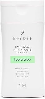 Emulsão Hidratante Natural Lippia Alba 200ml - Herbia