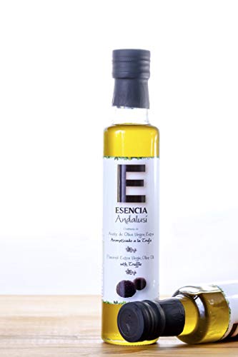 Aceite de Oliva Virgen Extra Aromatizado 250 ml. Aceite con Esencias Naturales. Producto de Jaén - (Trufa Negra, 1 Unidad)