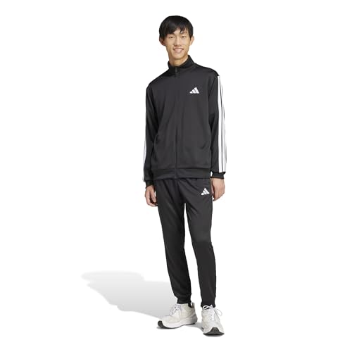 Image of adidas Mens Basic 3-stripes Tricot Track