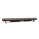 ValaVa LED Wash Lights Bar, 40' DJ Stage Light Bar, 12 RGB LED Wash + 12 Amber LED Beam, DMX Control Sound Activated Uplight Bar for Club Church Wedding Party DJ Gig Stage Lighting