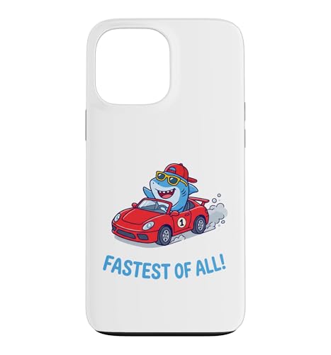 Fastest Of All Kids ���킢���T���̃��[�X�J�[�f�U�C�� �j�̎q�p �X�}�z�P�[�X iPhone 13 Pro Max �p