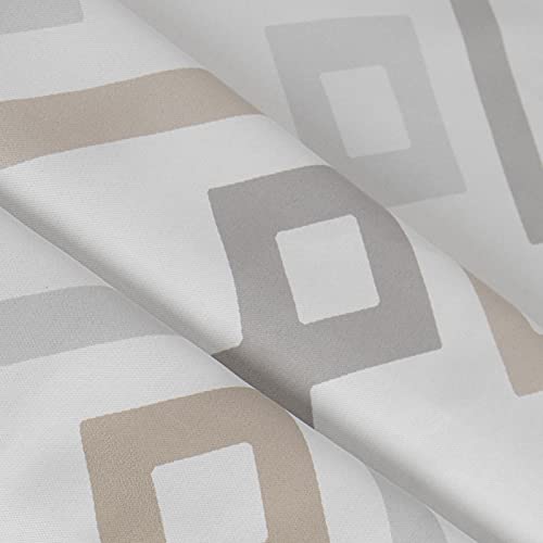 Image of Easy-Going Printed Blackout Curtains 2 Panels, 52 x 84 in, Gray