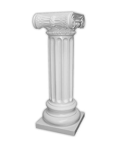 Pedestal - Roman Ionic Style - Off White