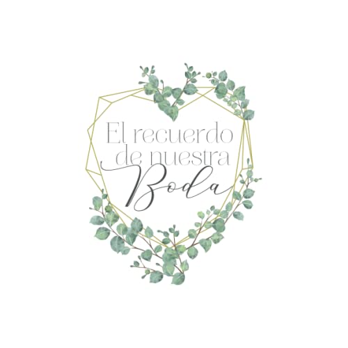 Libro de firmas boda: Libro de invitados personalizado y elegante. Idea de regalo o detalle de boda original para la pareja. En Español: Libro con ... y mensajes a los novios. Encuesta divertida.
