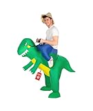 Morph Premium Disfraz Dinosaurio Hinchable Adulto (con Bolsillo) Disfraz Hinchable Adulto, Disfraces Inflables Dinosaurios Hombre Mujer, Disfraz Carnaval Adulto