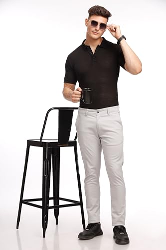 Image of Men's Slim Fit Casual Trousers Parent 2