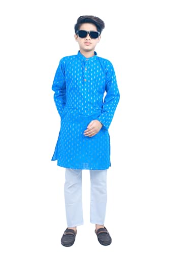 Image of Trendy and Stylish Printed Kids Kurta | Butik Designs for Fashionable Children