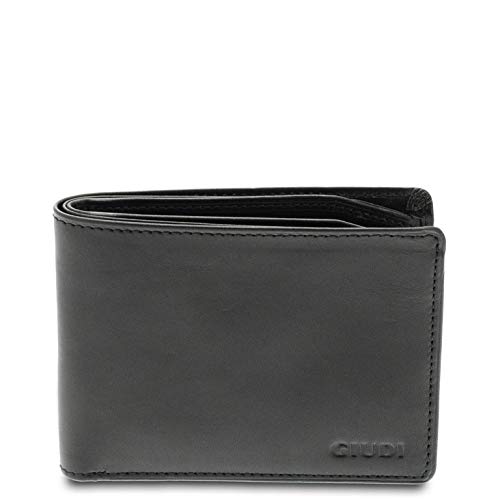 GIUDI ® Herren-Geldbörse aus Rindsleder, echtes Leder