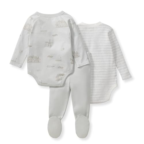 Burt's Bees Baby Unisex Baby Bodysuit and Pant Set, 100% Organic Cotton Infant Outfit2