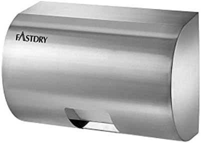 FastDry HK-2200SRA Automatic Hand Dryer, Stainless Steel, Rounded Front, 120V
