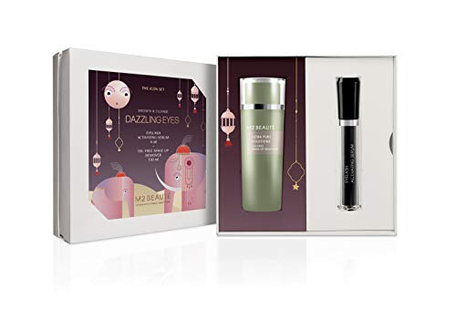 M2 Beauté Lashes Eyelash Activating Serum Pestañas, 4ml+REGALO Oil Free Make-Up Remover, 150ml