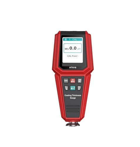 Medidor de Espesor de Pintura para Automóvil HT616, Calibrador Digital de Recubrimientos de 0 a 1500 μm, para Metales, Plásticos, Cuero y Papel miniatura 1
