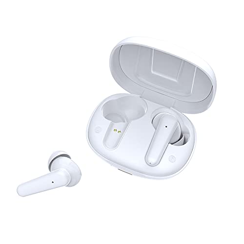 BigPlayer in Ear Earbuds Lightweight Design, 24 Hours Playback time,Bluetooth 5.0, Touch Control, (White) (MST-1491)