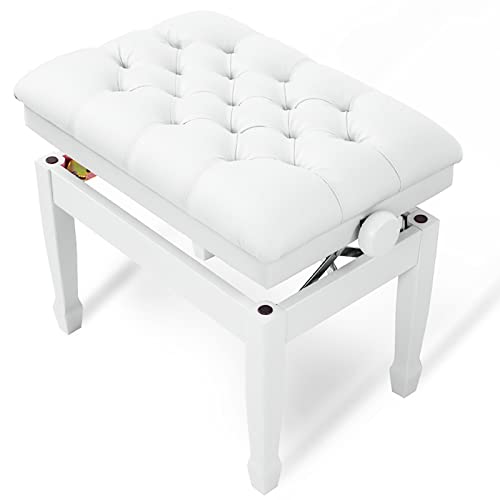 TEmkin Banc de Piano réglable en Hauteur, Tabouret de Piano en Bois Massif, Coussin de Plaisir, équipé de Patins antidérapants sur Les Pieds - Les Beatles, Paul McCartney, John Lennon, RIngo Starr, George Harrison TEmkin Banc de Piano réglable en Hauteur, Tabouret de Piano en Bois Massif, Coussin de Plaisir, équipé de Patins antidérapants sur Les Pieds