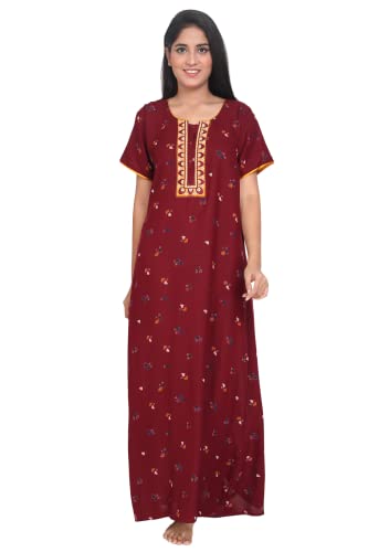 Image of Women's Alpine Mix Print Maxi Nightgown
