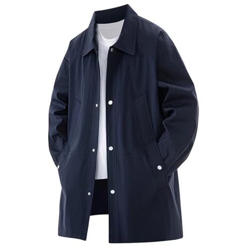 Abrigo largo de invierno para exteriores y trajes de negocios masculinos