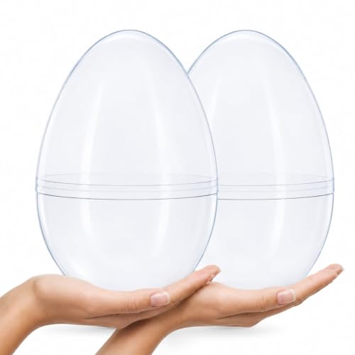 Set of 2 Giant Transparent Jumbo Size Clear...