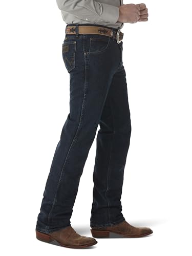 Wrangler Men's Premium Performance Advanced Comfort Cowboy Cut Stone Bleach Jean2