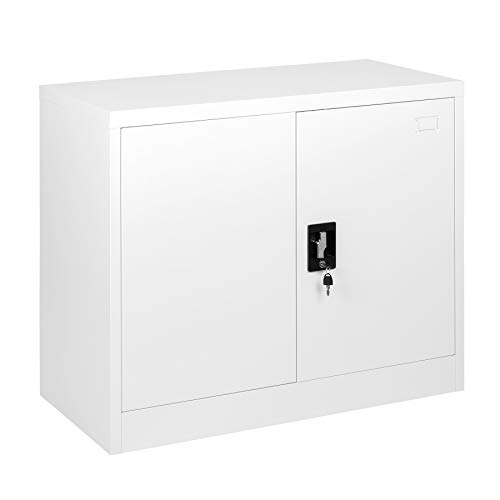 MMT Furniture Designs Ltd FC-A9W 730 weiß Büroschrank aus Stahl, Legierter, 730mm Tall Cover