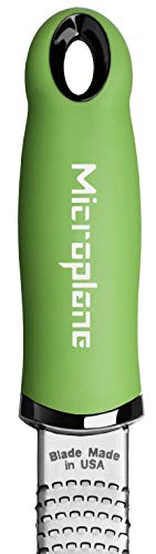 Microplane Premium Classic Series Zester Grater, 18/8, Green
