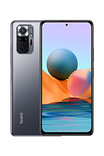 XIAOMI Redmi Note 10 Pro Smartphone 6GB 128GB 6.67' 120Hz AMOLED DotDisplay 108MP Wide-Angle Cámara 5020mAh (typ) NFC Dual SIM Card Gris ónix [Versión en Español]