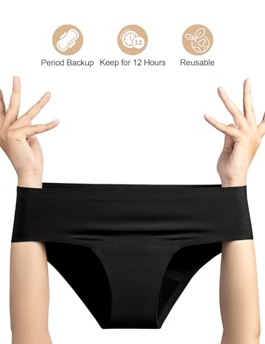 EcoPeriod Period Underwear for Women Heavy Flow, Leakproof Menstrual Underwear Seamless Period Panties, No Show Panty4