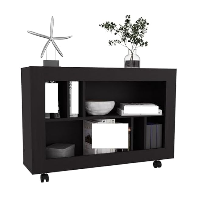 Console Table Cart, 5 Shelves, 4 Casters,for The Kitchen-3KOe1ooS