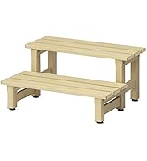 タカショー(Takasho) デッキ 美WOOD 2段ステップ ミルキーウッド BEW-2SMW