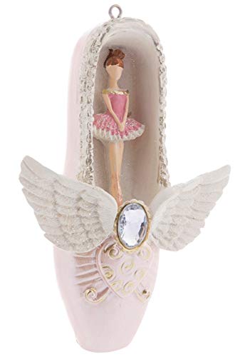 LeCoCo Ballerina in Winged Toe Shoe Ballet Dancer Christmas Ornament, for Ballerinas