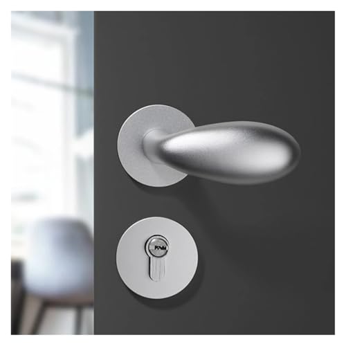 Cerradura dividida de aleación de aluminio para puertas de interior con llaves 3