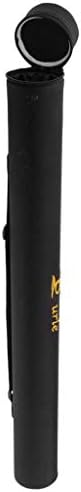 Fly Fishing Rod Tube 65cm Black Fly Rod Hard Case with Carry Strap