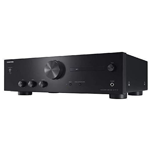 Onkyo a-9110 amplificatore stereo integrato (50 W + 50 W, Ingresso Phono MM, 4 x RCA, Borne d' ingresso Ri) nero