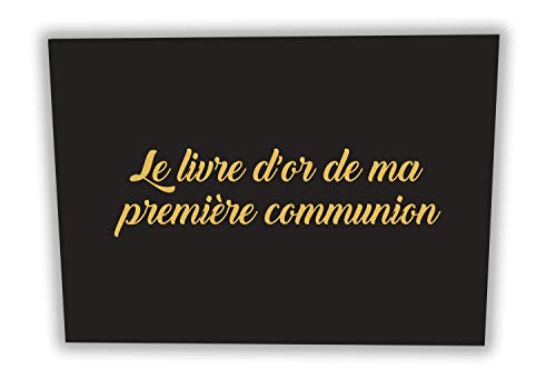 Livre d'or première communion paysage pour éviter le manque de place